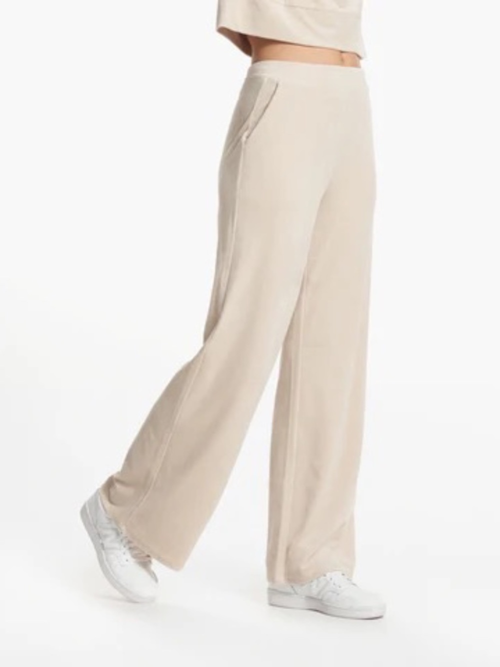 Vuori Haven Wideleg Wide Leg Velour Rib Suede Pants NWT XS Extra Small $118